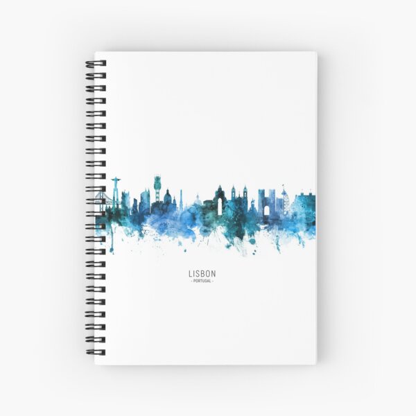 Aperçu de l'œuvre Lisbon Portugal Skyline créée et vendue par ArtPrints.