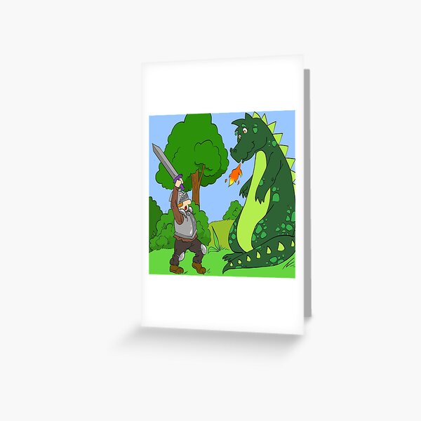 Item preview, Knight and dragon designed and sold by ingosplanet.