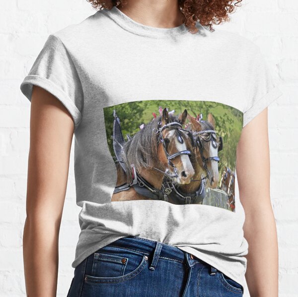 Aperçu de l'œuvre Chevaux Clydesdale - Paire de conduite créée et vendue par Richenda.