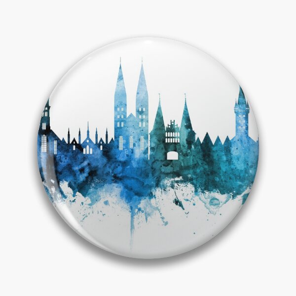 Item preview, Lubeck Germany Skyline designed and sold by ArtPrints.
