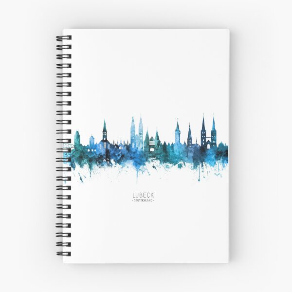 Item preview, Lubeck Germany Skyline designed and sold by ArtPrints.