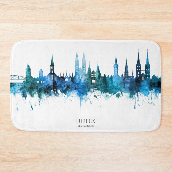 Item preview, Lubeck Germany Skyline designed and sold by ArtPrints.