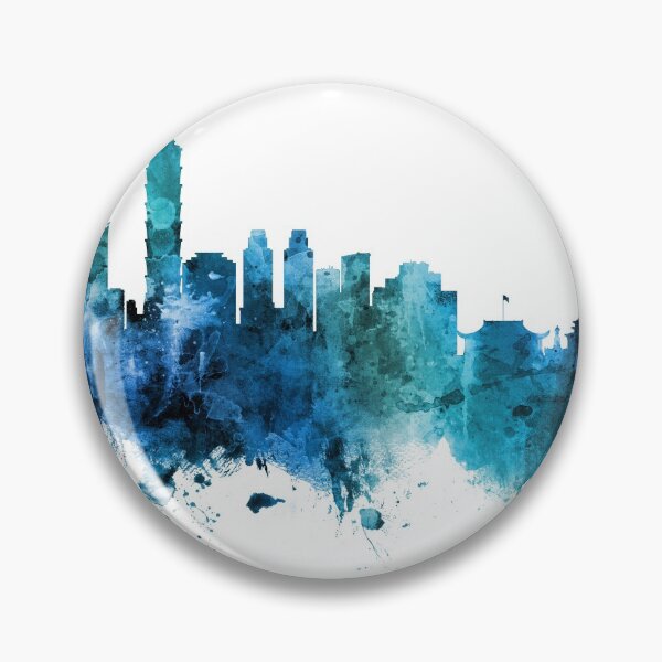 Item preview, Taipei Taiwan Skyline designed and sold by ArtPrints.