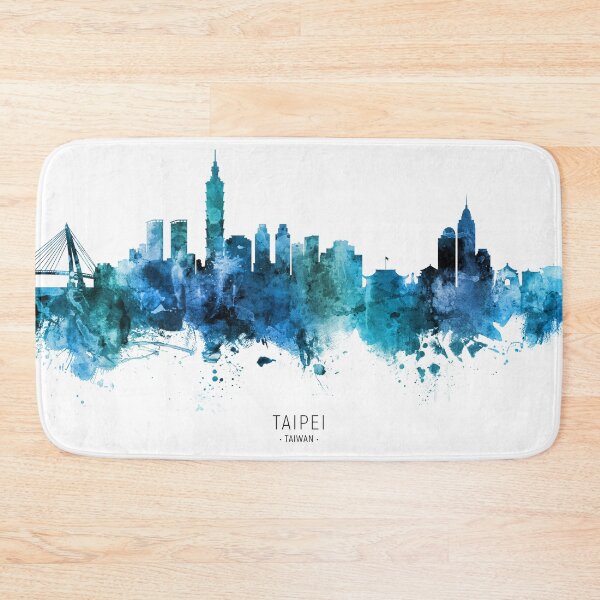 Item preview, Taipei Taiwan Skyline designed and sold by ArtPrints.