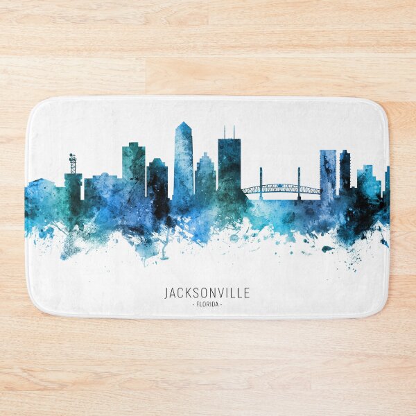 Item preview, Jacksonville Florida Skyline designed and sold by ArtPrints.