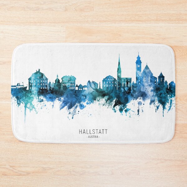 Item preview, Hallstatt Austria Skyline designed and sold by ArtPrints.