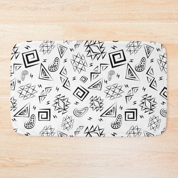 Item preview, Aztec vintage symbols outlines Black designed and sold by Jake Purcell.