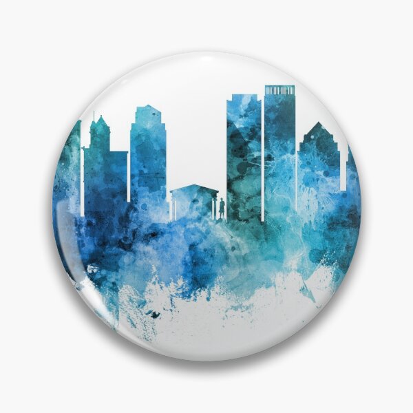 Artikelvorschau, Dayton Ohio Skyline entworfen und verkauft von ArtPrints.