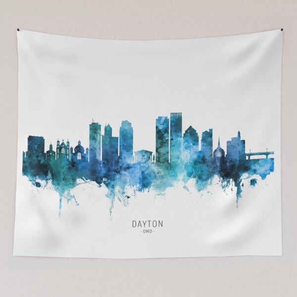 Item preview, Dayton Ohio Skyline designed and sold by ArtPrints.