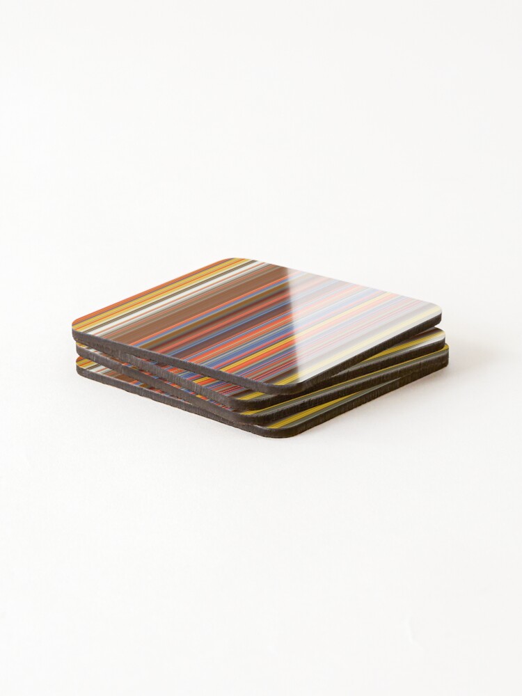 Thumbnail 4 of 5, Coasters (Set of 4), Color bar code designed and sold by Kirikool.