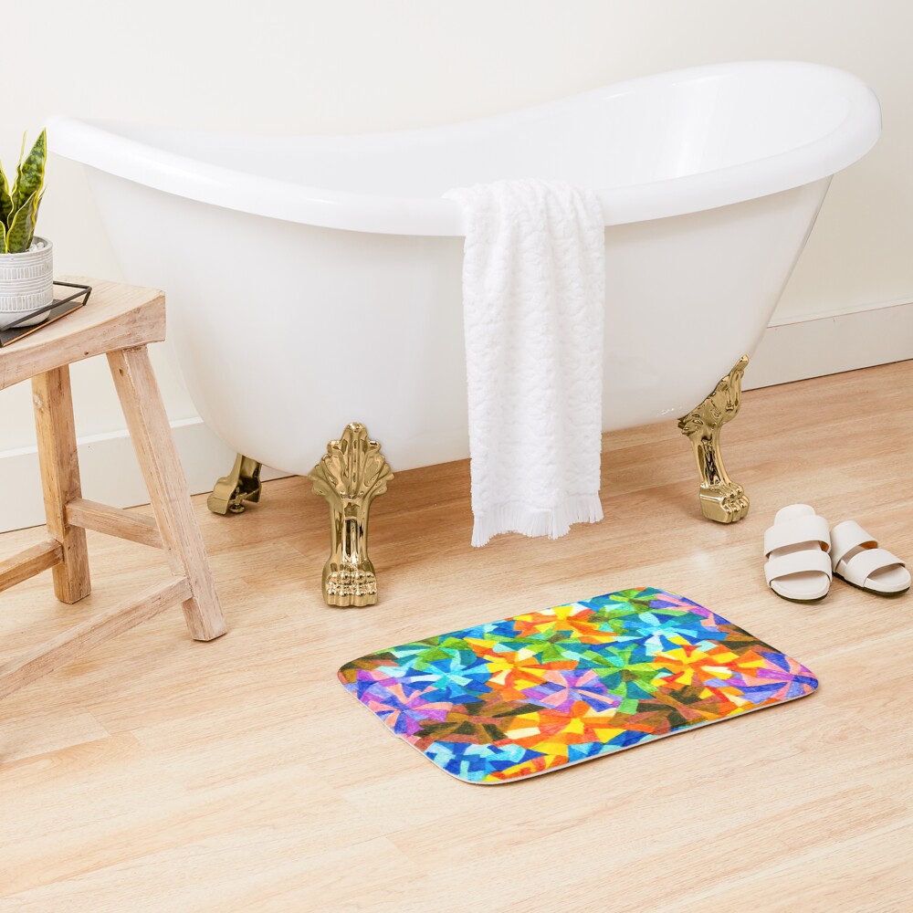 Item preview, Bath Mat designed and sold by RainbowBucknell.