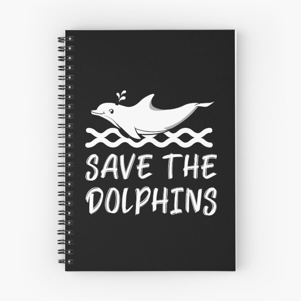 Item preview, Save the Dolphins Swimming Dolphin White designed and sold by quoteology.