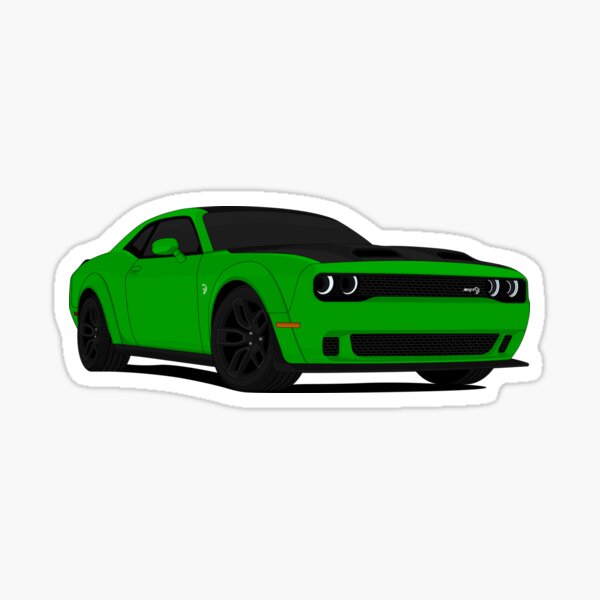 Dodge Challenger Hellcat Stickers 