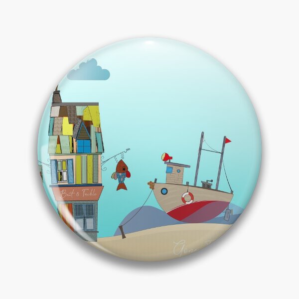 Artikelvorschau, Gone Fishing - Seaside Artwork entworfen und verkauft von urbanbuzzz.