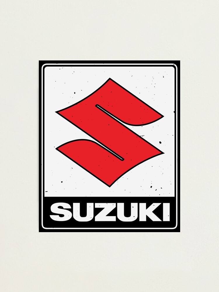 Suzuki motorcycles vintage 70's logo