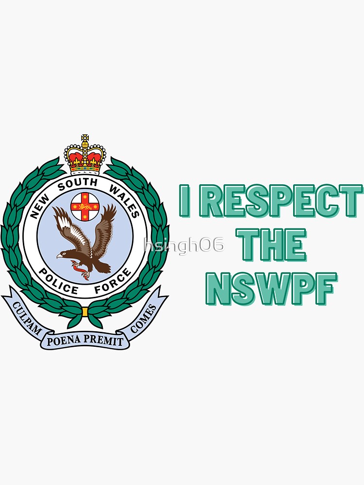 "Respect The Nswpf" Sticker for Sale by hsingh06 | Redbubble