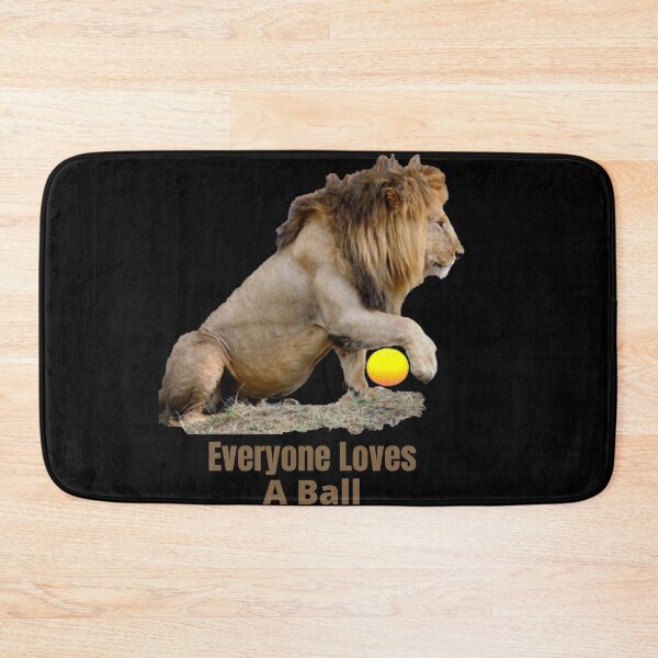 Item preview, Even lions play ball! designed and sold by TeeZoneZtore.