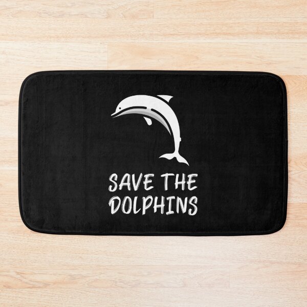 Item preview, Save the Dolphins White Dolphin designed and sold by quoteology.