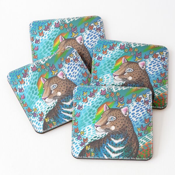 Item preview, Colorful Butterflies & Leopard designed and sold by Helen Bellart.