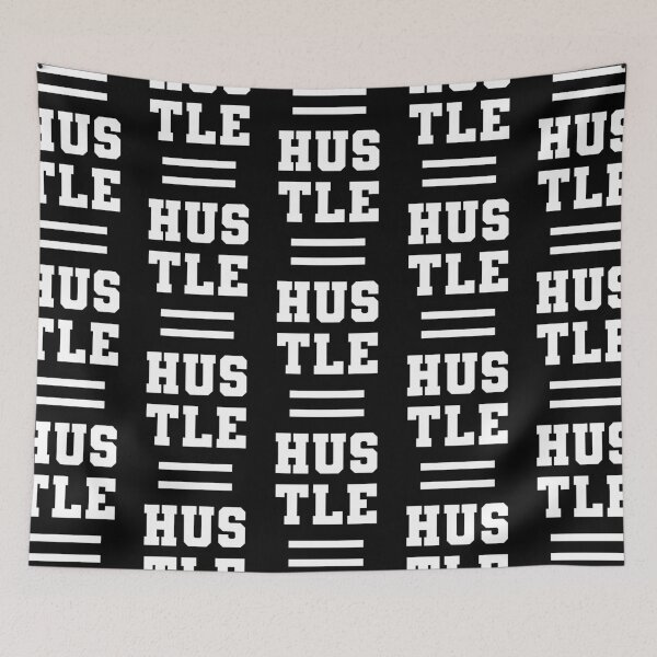 Item preview, Hustle typography - motivational quote designed and sold by DiogoCalheiros.