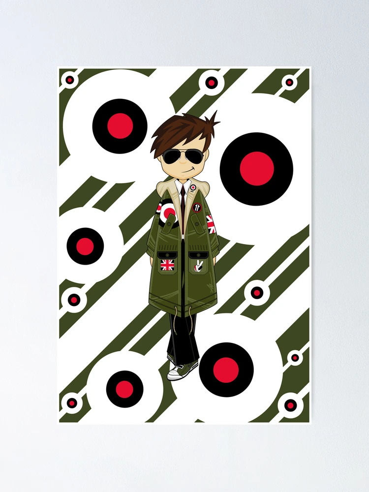 Thumbnail 1 of 3, Poster, Mod Boy designed and sold by MurphyCreative.