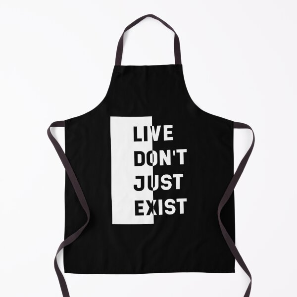 Item preview, Live Don't Just Exist - motivational quote designed and sold by DiogoCalheiros.