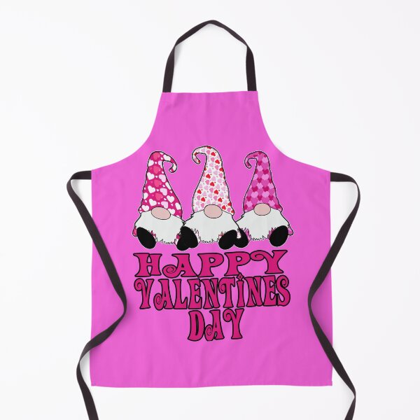 Item preview, 3 Valentines Gnomes Red Pink Hats Hearts Happy Valentines Day designed and sold by funnytshirtemp.