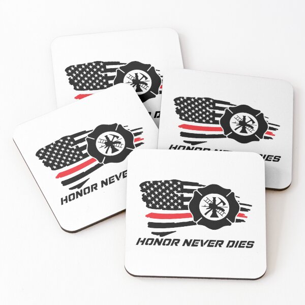 Item preview, Firefighter Maltese Cross Honor Never Dies Fireman American Flag Design designed and sold by cartattz.
