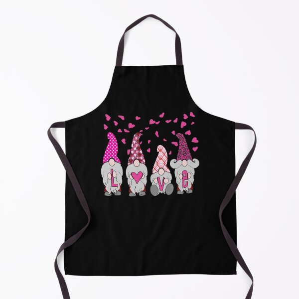 Item preview, Valentine Gnomes Love Red White Hats Hearts, Swedish Tomte Cute Elves  pink designed and sold by funnytshirtemp.