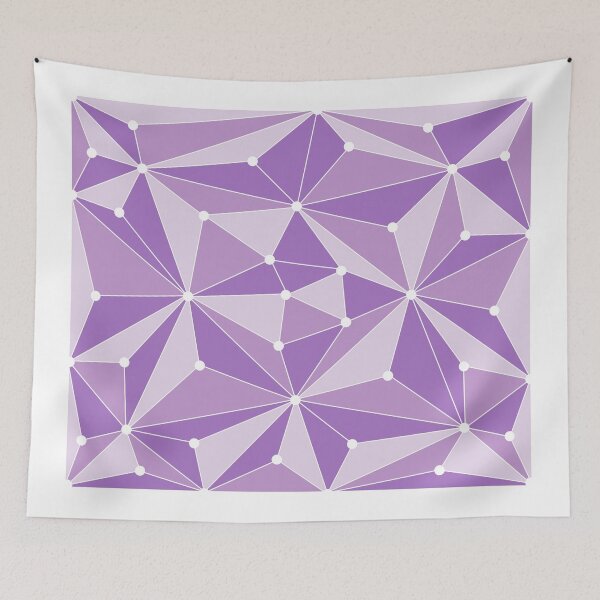 Item preview, Abstract geometric pattern - purple. designed and sold by K.S ART.