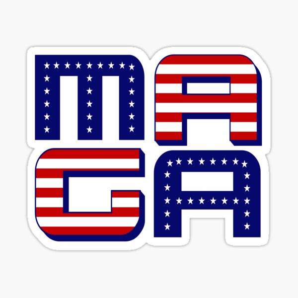 Item preview, MAGA American Flag designed and sold by Freedom Sign.