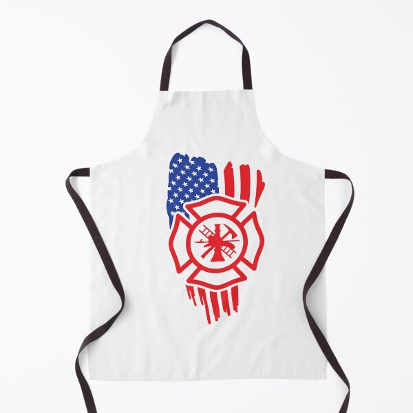 Item preview, Firefighter Maltese Cross Weathered American Fireman Flag Red White and Blue Design designed and sold by cartattz.