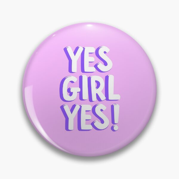 Item preview, Pink and white yes girl yes  designed and sold by Katieballyn01.