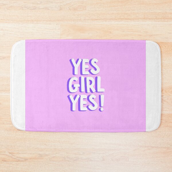 Item preview, Pink and white yes girl yes  designed and sold by Katieballyn01.