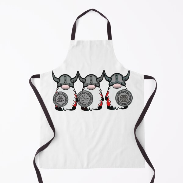 Item preview, Cute 3 Nordic Gnomes Viking Tomte Scandinavian Nisse designed and sold by funnytshirtemp.