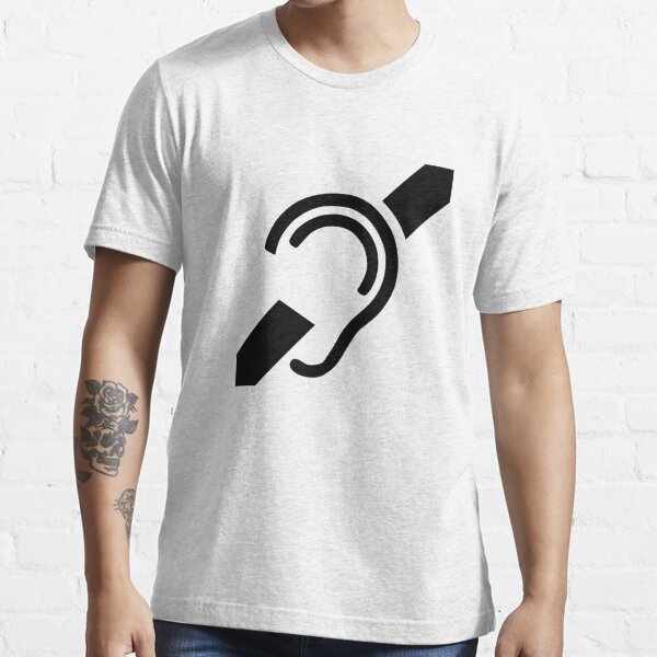 Deaf Symbol Essential T-Shirt
