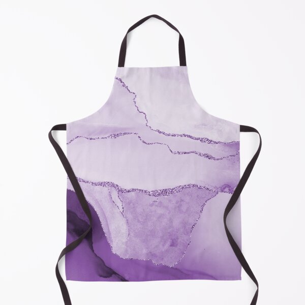 Item preview, Watercolor Agate in Amethyst Purple Glitter Veins designed and sold by PixDezines.