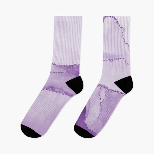 Artikelvorschau, Aquarellachat in Amethyst Purple Glitter Venen entworfen und verkauft von PixDezines.
