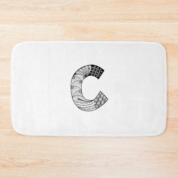 Item preview, Zentangle Letter C designed and sold by Ashwini Amur.