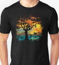 Sunset Silhouette Swing Unisex T-Shirt