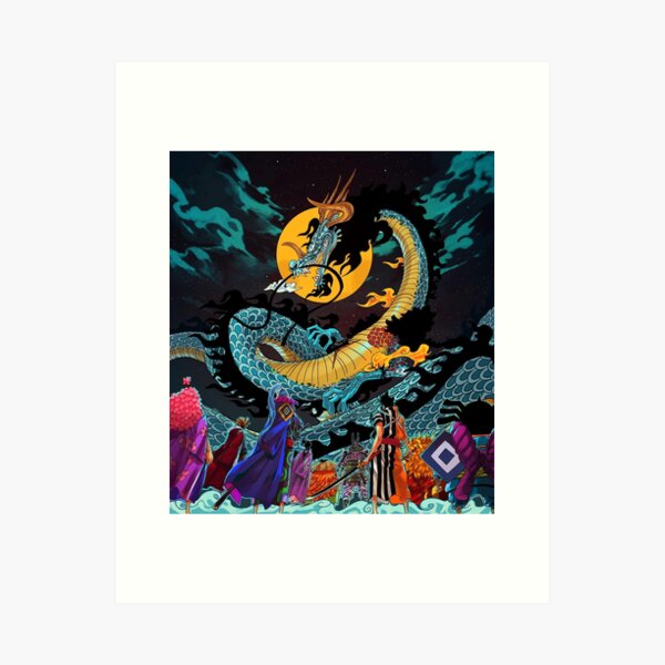 Kaido Uo Uo No Mi Art Board Print for Sale by Qadzfar