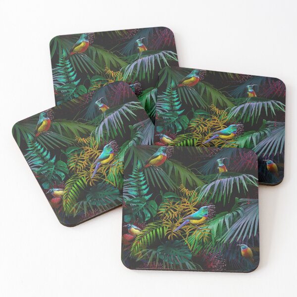 Item preview,  Tropically with Sunbirds designed and sold by BessoChicca.