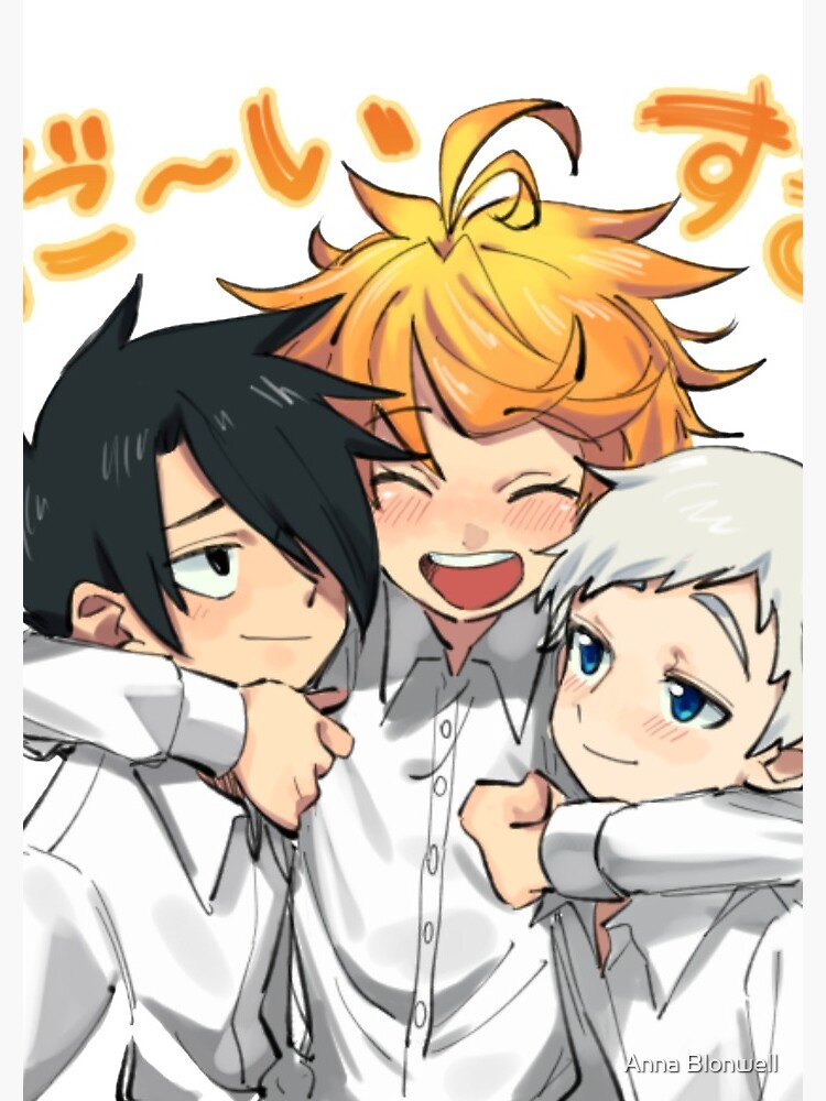 The Promised Neverland Cute Ray Emma And Norman Stick - vrogue.co