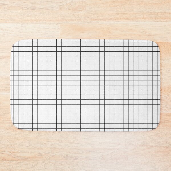 Item preview, Small Black Grid Lattice Pattern designed and sold by lucypooki.