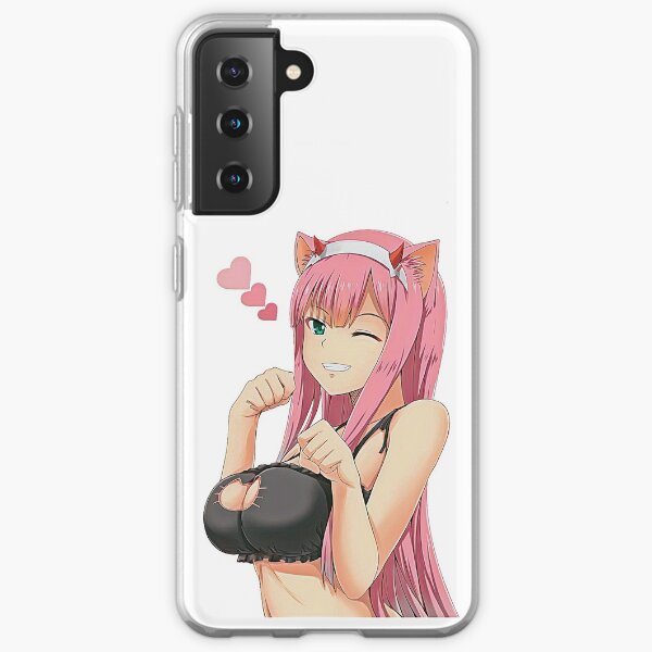 Cute Nekomimi Zero Two from Darling in the Franxx Samsung Galaxy Soft Case