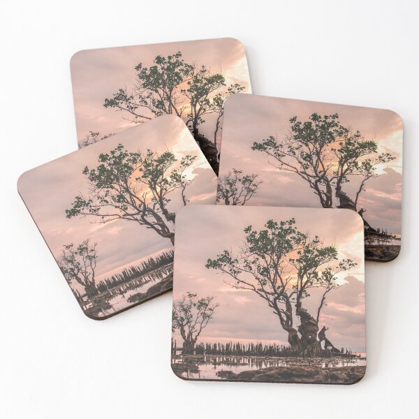 Item preview, Tree under pink sky designed and sold by liberez-zitoune.