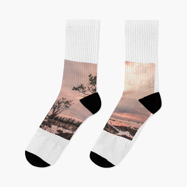 Item preview, Tree under pink sky designed and sold by liberez-zitoune.