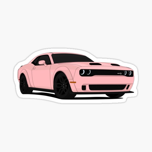 Dodge Challenger Hellcat Stickers | Redbubble