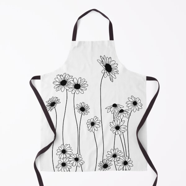 Item preview, Daisies botanical line drawing designed and sold by TheColourStudy.