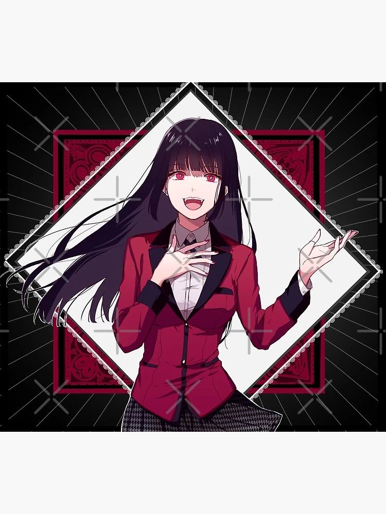 Anime jabami yumeko kakegurui gambaling escola cartazes de parede